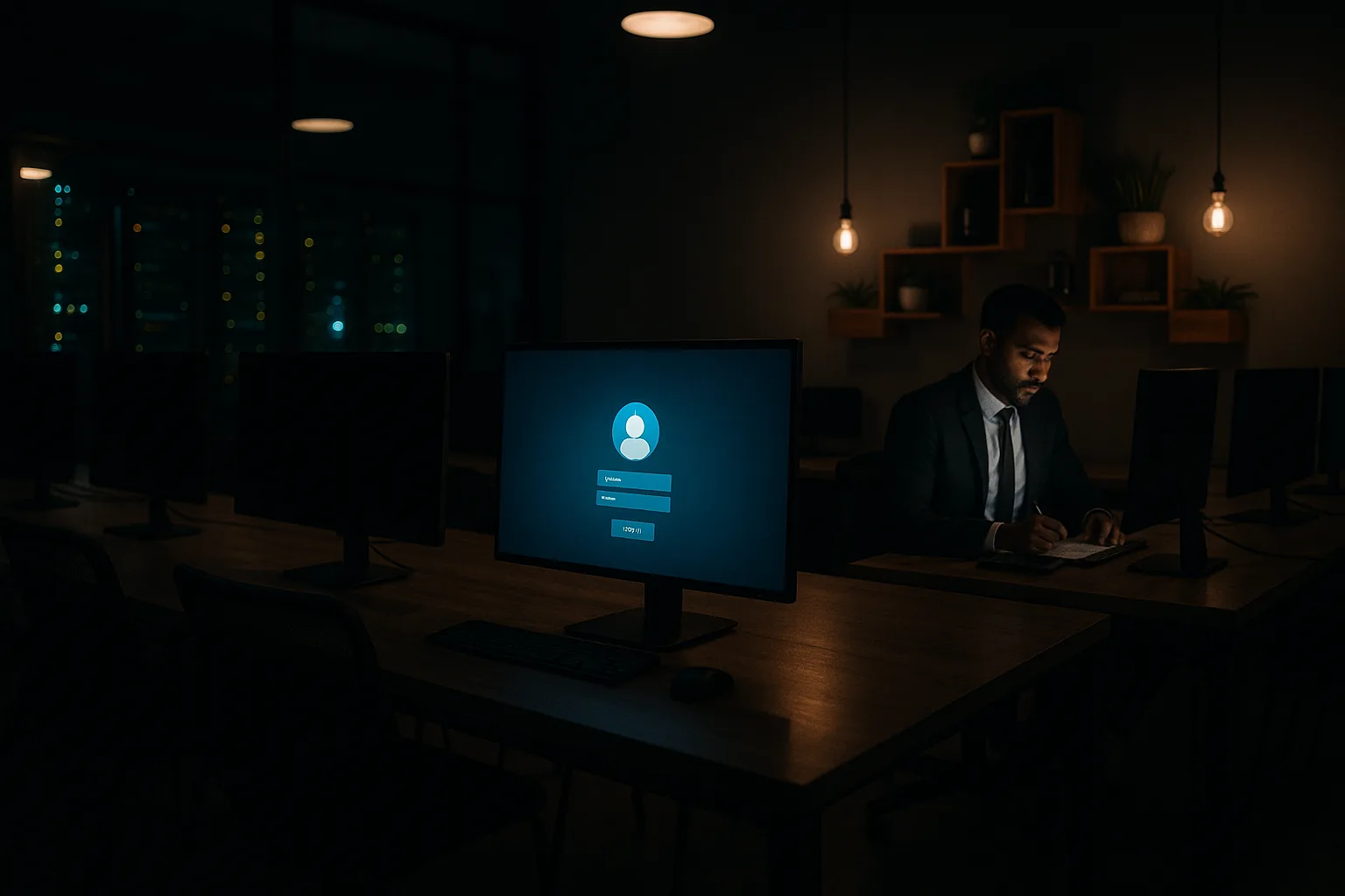 Corporate layoff data visualization showing AI-driven job displacement across white-collar sectors in 2026